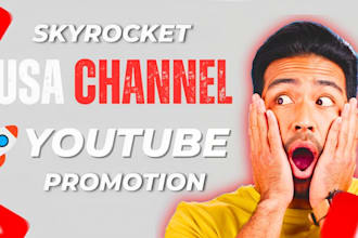 do organic USA youtube channel promotion, USA video promotion