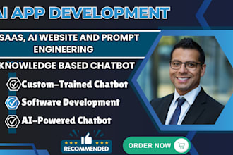 develop ai app, ai saas, ai website and prompt engineering
