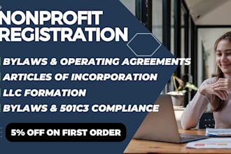 draft bye bylaws articles of incorporation ein llc company formation nonresident