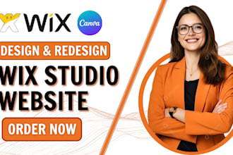 design or redesign wix studio website wix ecommerce site redesign canva to wix