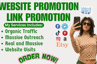 do website link promotion for shopify sales etsy affiliate marketing traffic