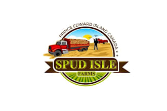 design traditional iconic agriculture and farm logo
