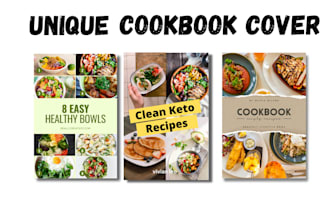 design a comprehensive cookbook cover or recipe book cover
