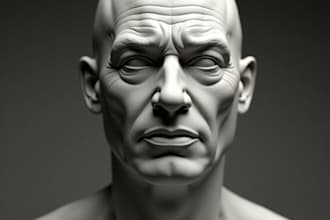 sculpt 3d head 3d bust 3d character model 3d design model for 3d printing