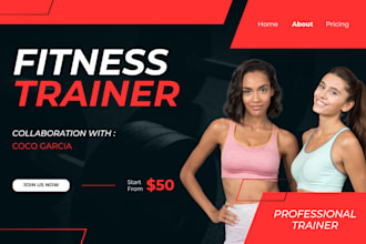 fitness trainer website, personal trainer consulting life coaching, sport health