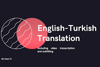 translate english to turkish and turkish to english