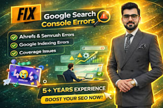 fix 404, 301, broken links, gsc errors ,indexing and canonical issues