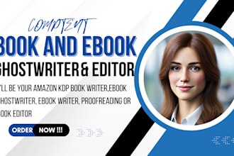 be kdp book writer ebook ghostwriter ebook writer proofreading or book editor