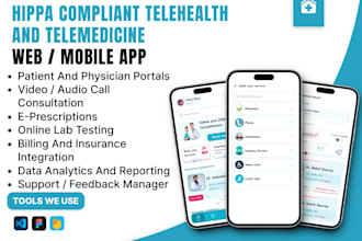 medical app telehealth ai system medical ai sales booking agent web app hippa