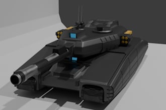 deliver 3d military vehicle, armor tank,ue5 gtav rc model, pbr texture,cad model