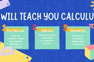 be your pre calculus and calculus tutor