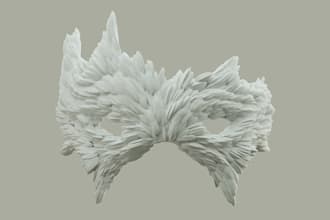 create cosplay assets like masks, guns, custom, weapon for 3d printing