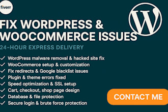 fix hacked wordpress, remove malware, and enhance site security, fix wordpress