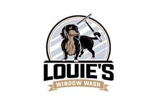 design commercial window wash company logo