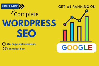 do complete wordpress onpage seo and technical optimization