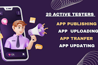 provide 20 testers for google play console
