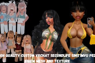3d cloth for roblox vrchat secondlife sims imvu peds fivem fashion design clo 3d