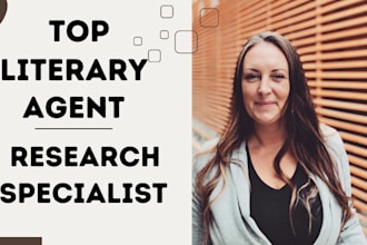 find literary agent for fiction book, movie script, children book, screenplay