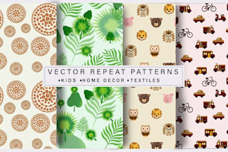 design unique stylish seamless pattern design