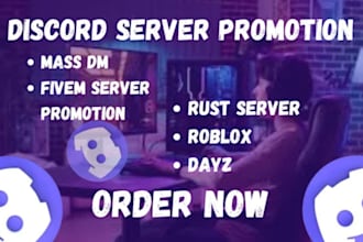 superfast rust dayz server, redm server minecraft server, fivem server promotion