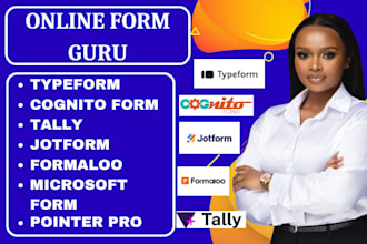 setup typeform cognito form microsoft form tally jotform formaloo