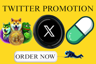 promote twitter shoutout memecoin token website nft dex promotion to investors