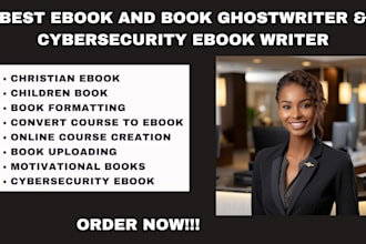 be ebook ghostwriter book writer fiction ghostwriter and cybersecurity ebook