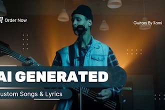 create ai generated song with lyrics and composition for you