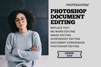 edit format, fix text, replace images, and manage word and photoshop docs
