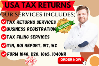 file form 5472, 1040, 1120,US tax returns for business and individaul tax return