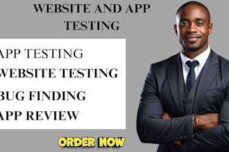 test your website or mobile app for bugs usability user interface