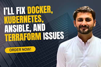 fix docker, kubernetes, ansible, and terraform issues