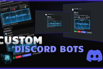 create a professional custom made discord bot