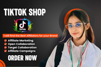 setup your tiktok shop and affiliate marketing, virtual assistant, tiktok ads