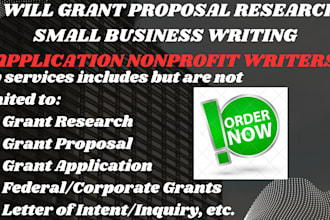 grant proposal research,small business writing application nonprofit writers