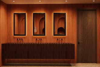 create 3d furniture interior and render the realistic images