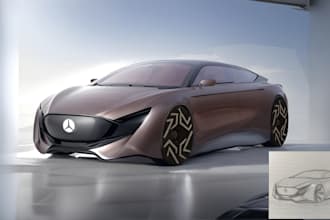 sketch and design your concept car or vehicle projects