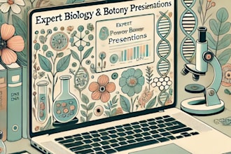 create informative and research based biology presentations