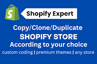 clone shopify store, copy shopify store, duplicate store clone