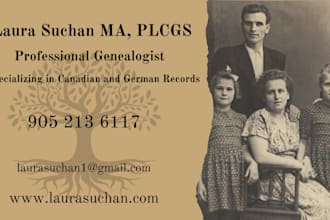 prepare a biographical sketch of your ancestor