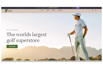 design golf accessories shopify store golf website golf store sportwear football