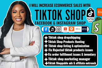 setup tiktok shop dropshipping tiktok shoppable ads manage tiktok shop marketing