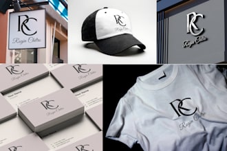 do modern business logo design and branding kit