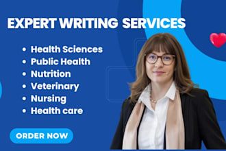 write on medical science,essay, veterinary, animal welfare, health research