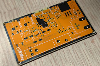 realize a pcb layout and schematic for your project