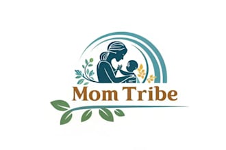 design custom monogram baby care logo for you