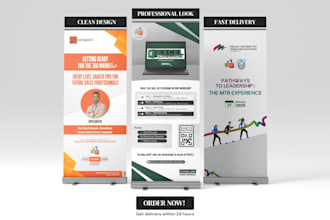 design roll up banner, x stand banner, retractable banner