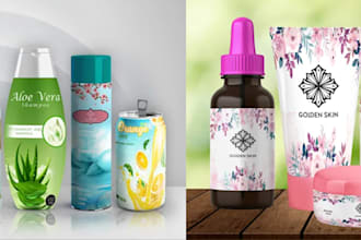 do packaging design, skincare packaging, cosmetic packaging design, label design