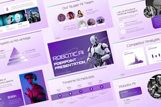 design powerpoint presentation and pitch deck