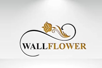 design creative modern flower logo for you
